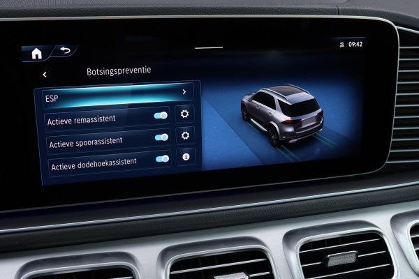 Mercedes-Benz GLE 400 e 4MATIC AMG Line Premium+ | Facelift | Luchtvering | Distronic+ | Burmester | Memory | Trekhaak | Surround Camera | Panoramadak | HUD | Nappa Leder | Verwarmd Stuurwiel |