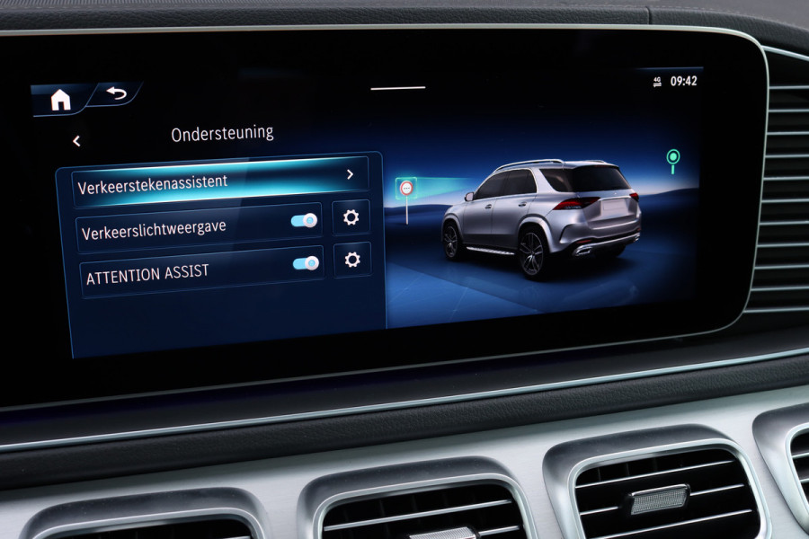 Mercedes-Benz GLE 400 e 4MATIC AMG Line Premium+ | Facelift | Luchtvering | Distronic+ | Burmester | Memory | Trekhaak | Surround Camera | Panoramadak | HUD | Nappa Leder | Verwarmd Stuurwiel |