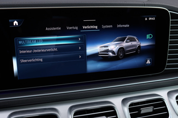 Mercedes-Benz GLE 400 e 4MATIC AMG Line Premium+ | Facelift | Luchtvering | Distronic+ | Burmester | Memory | Trekhaak | Surround Camera | Panoramadak | HUD | Nappa Leder | Verwarmd Stuurwiel |