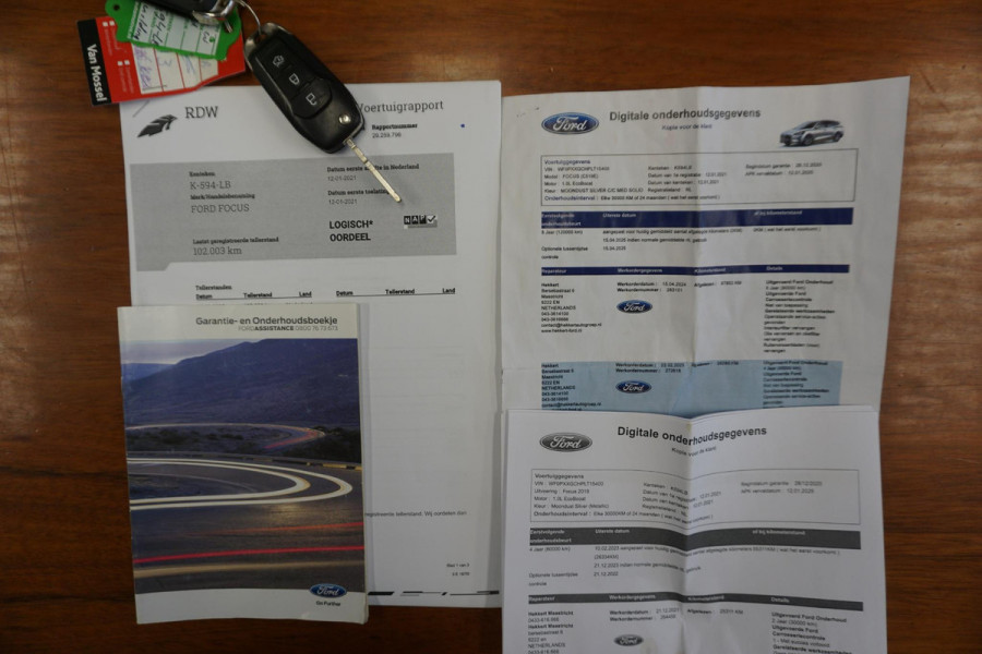 Ford FOCUS Wagon 1.0 EcoB.125pk Hybrid Ed. Business/Comfortstoel/ Camera.