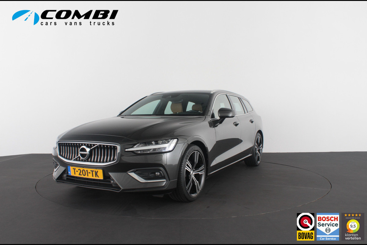 Volvo V60 2.0 T4 Inscription > 190pk/Memory/Leer/19inch/PINE GREY & Moritz Amber...