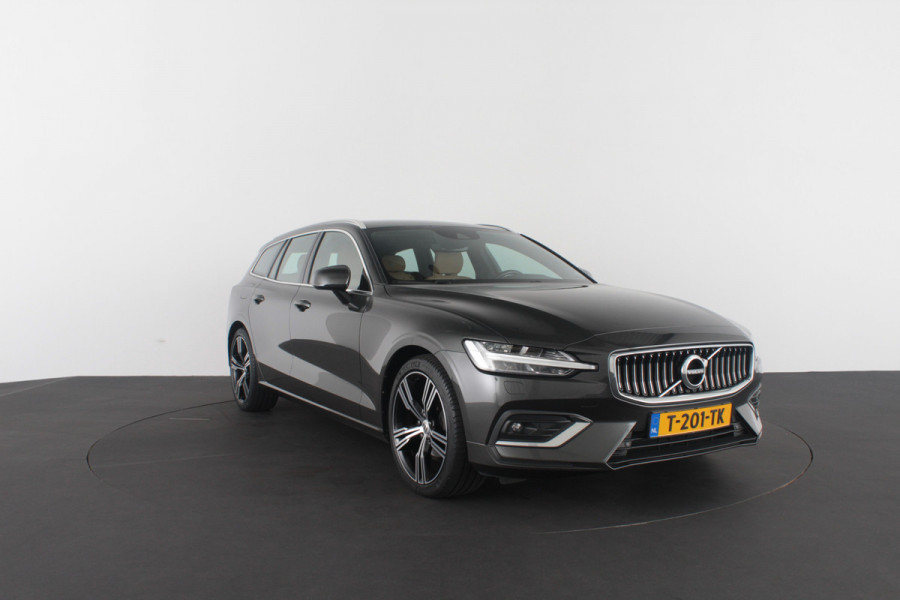 Volvo V60 2.0 T4 Inscription > 190pk/Memory/Leer/19inch/PINE GREY & Moritz Amber...