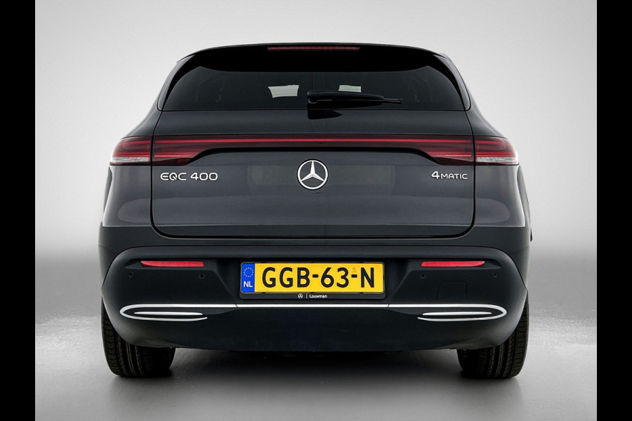 Mercedes-Benz EQC 400 4MATIC Luxury Line 80 kWh shuif/kantel dak | Navigatie | lichtmetalen velgen | Parking support met camera achter Inclusief 48 maanden Mercedes-Benz Certified garantie voor Europa.
