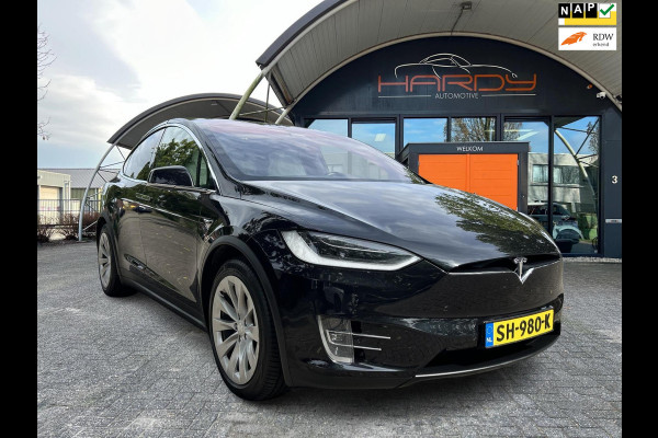 Tesla Model X 100D 5P 91% SOH Trekhaak Wit Leder NL-Auto