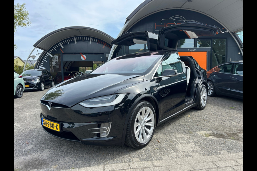 Tesla Model X 100D 5P 91% SOH Trekhaak Wit Leder NL-Auto