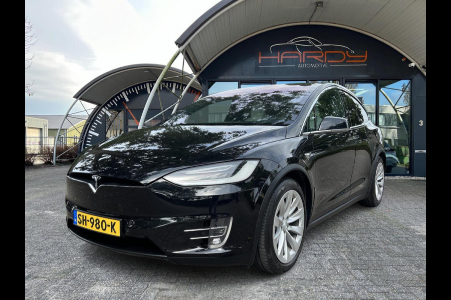 Tesla Model X 100D 5P 91% SOH Trekhaak Wit Leder NL-Auto