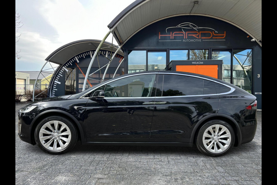 Tesla Model X 100D 5P 91% SOH Trekhaak Wit Leder NL-Auto