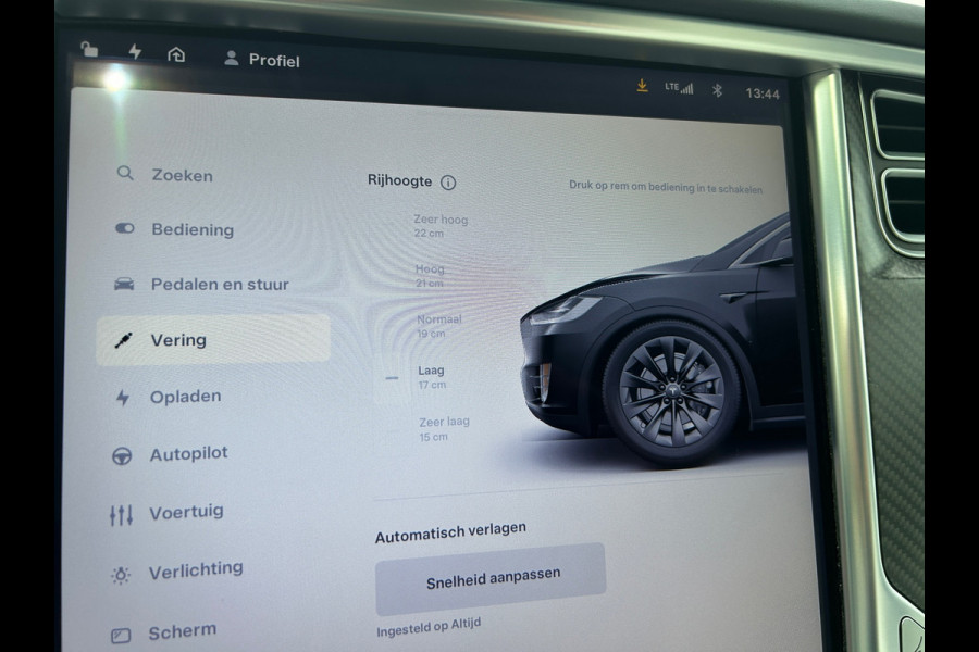 Tesla Model X 100D 5P 91% SOH Trekhaak Wit Leder NL-Auto