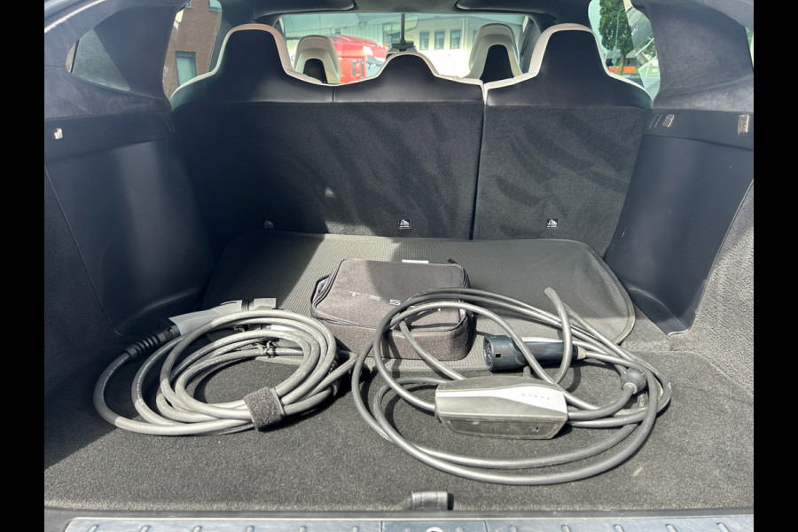 Tesla Model X 100D 5P 91% SOH Trekhaak Wit Leder NL-Auto