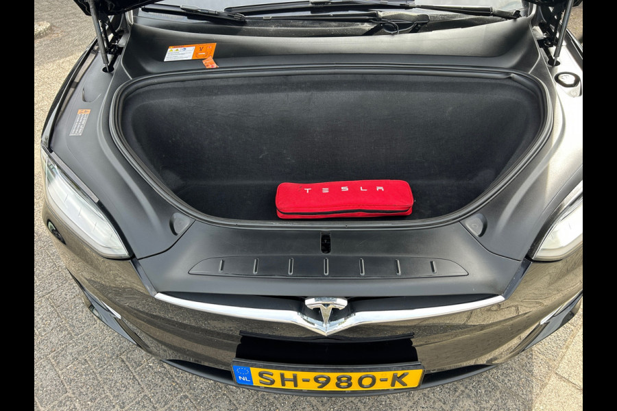Tesla Model X 100D 5P 91% SOH Trekhaak Wit Leder NL-Auto
