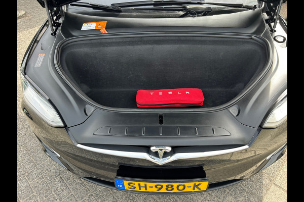 Tesla Model X 100D 5P 91% SOH Trekhaak Wit Leder NL-Auto
