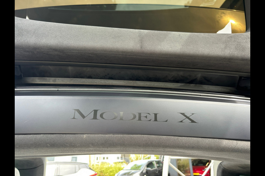 Tesla Model X 100D 5P 91% SOH Trekhaak Wit Leder NL-Auto