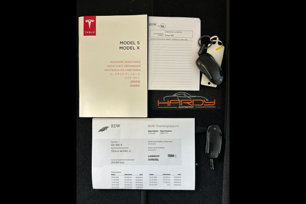 Tesla Model X 100D 5P 91% SOH Trekhaak Wit Leder NL-Auto