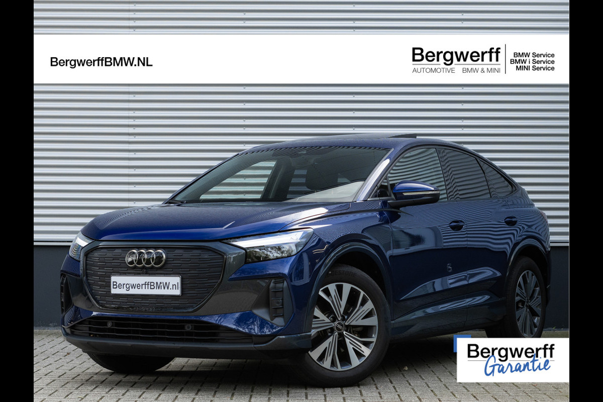Audi Q4 Sportback e-tron 35 - Pano - Camera - Stoelverwarming - Leder - Keyless - Warmtepomp - 55 kWh