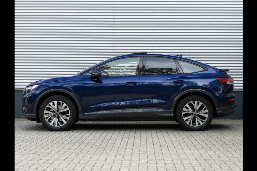 Audi Q4 Sportback e-tron 35 - Pano - Camera - Stoelverwarming - Leder - Keyless - Warmtepomp - 55 kWh