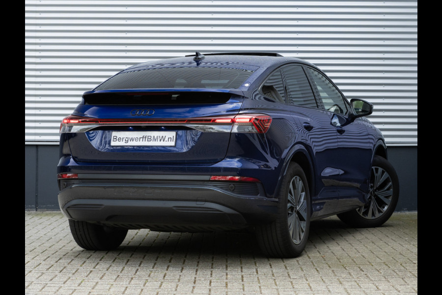 Audi Q4 Sportback e-tron 35 - Pano - Camera - Stoelverwarming - Leder - Keyless - Warmtepomp - 55 kWh