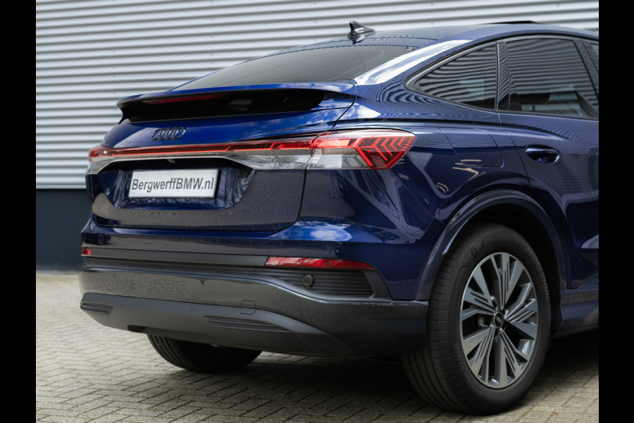 Audi Q4 Sportback e-tron 35 - Pano - Camera - Stoelverwarming - Leder - Keyless - Warmtepomp - 55 kWh