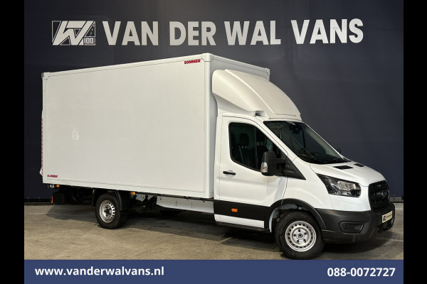 Ford Transit 2.0TDCI 130pk Bakwagen L4.38m Laadklep Euro6 Airco | Camera | Verwarmde voorruit Bijrijdersbank, 910kg laadvermogen