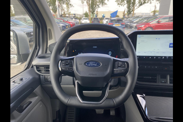 Ford Transit Custom 320 2.5 PHEV L2H1 Sport DC Zuid | 0,99% Renteactie | 233pk | Dubbele Cabine | Dubbele zijschuifdeur | Inklapbare trekhaak | 19 inch lichtmetalen Sport velgen (mat zwart) | Verwarmbaar stuurwiel | Navigatie systeem