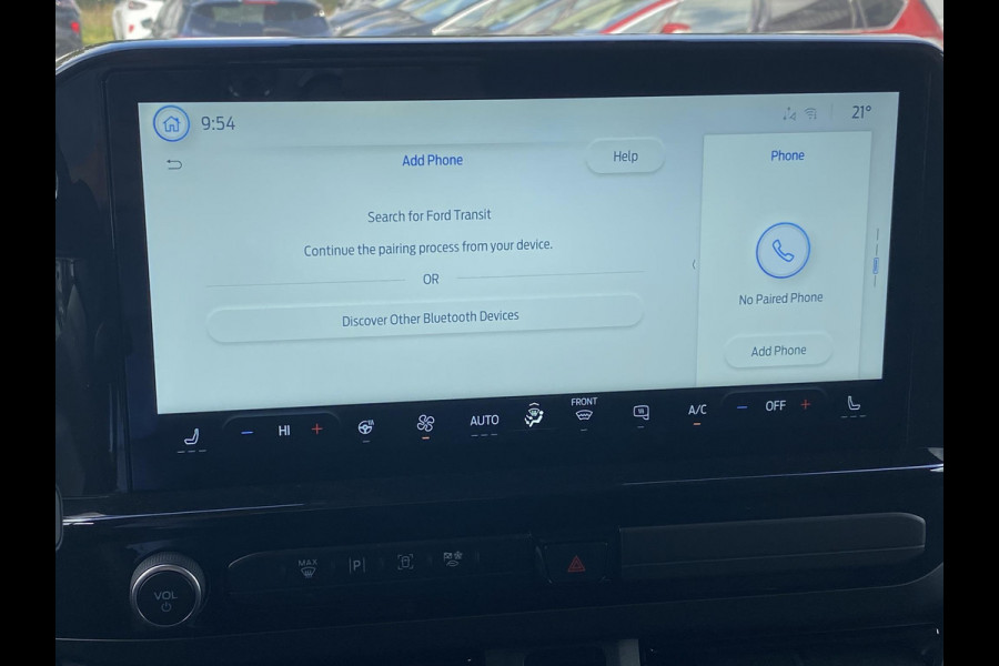Ford Transit Custom 320 2.5 PHEV L2H1 Sport DC Zuid | 0,99% Renteactie | 233pk | Dubbele Cabine | Dubbele zijschuifdeur | Inklapbare trekhaak | 19 inch lichtmetalen Sport velgen (mat zwart) | Verwarmbaar stuurwiel | Navigatie systeem