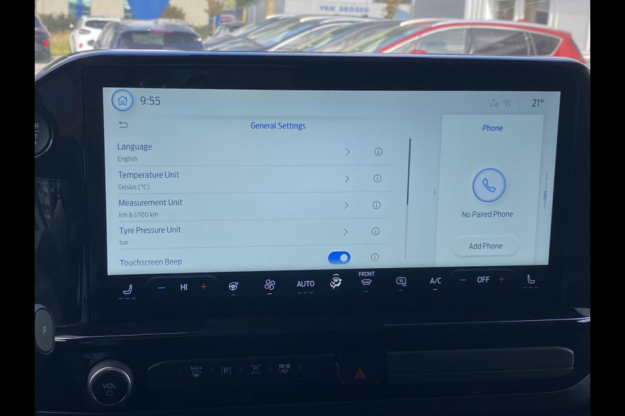 Ford Transit Custom 320 2.5 PHEV L2H1 Sport DC Zuid | 0,99% Renteactie | 233pk | Dubbele Cabine | Dubbele zijschuifdeur | Inklapbare trekhaak | 19 inch lichtmetalen Sport velgen (mat zwart) | Verwarmbaar stuurwiel | Navigatie systeem