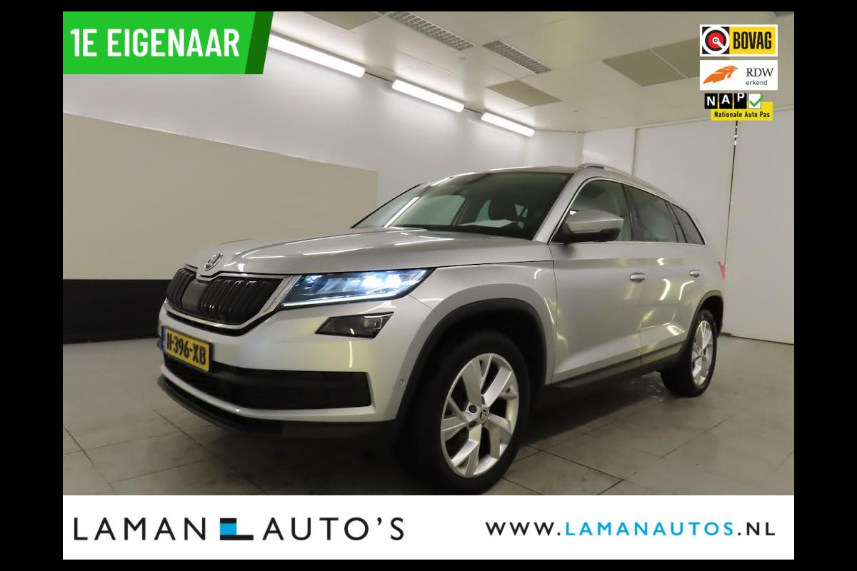 Škoda Kodiaq 1.5 TSI 150pk DSG Business Edition Plus Aut. | Panorama Open dak Virtual 360 Camera Leder/Alcantara CarPlay Columbus Canton ECC Škoda Kodiaq 1.5 TSI 150pk DSG Business Edition Plus Aut. | Panorama Open dak Virtual 360 Camera Leder/Alcantara CarPlay Columbus Canton ECC