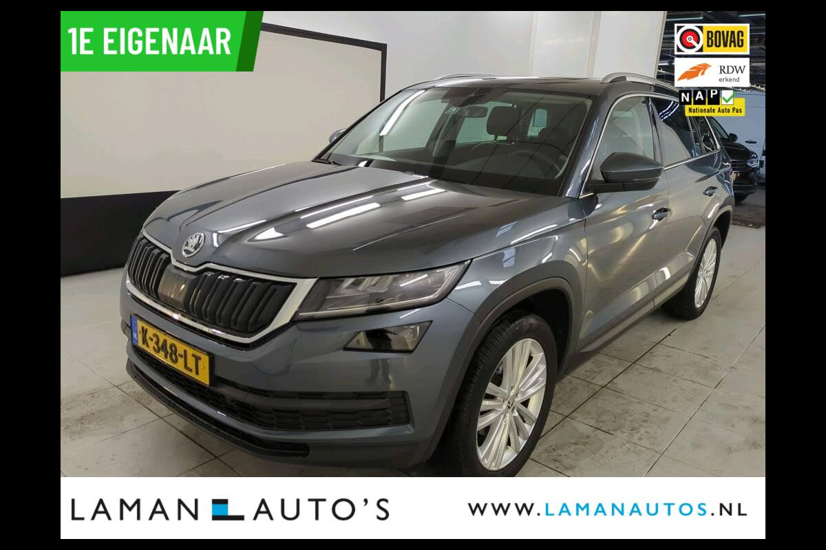 Škoda Kodiaq 1.5 TSI 150pk DSG Business Edition Aut. | Pano Open Dak Leder/Alcantara CarPlay Canton 19" Sirius LMV ECC Navi LED ACC Camera Me