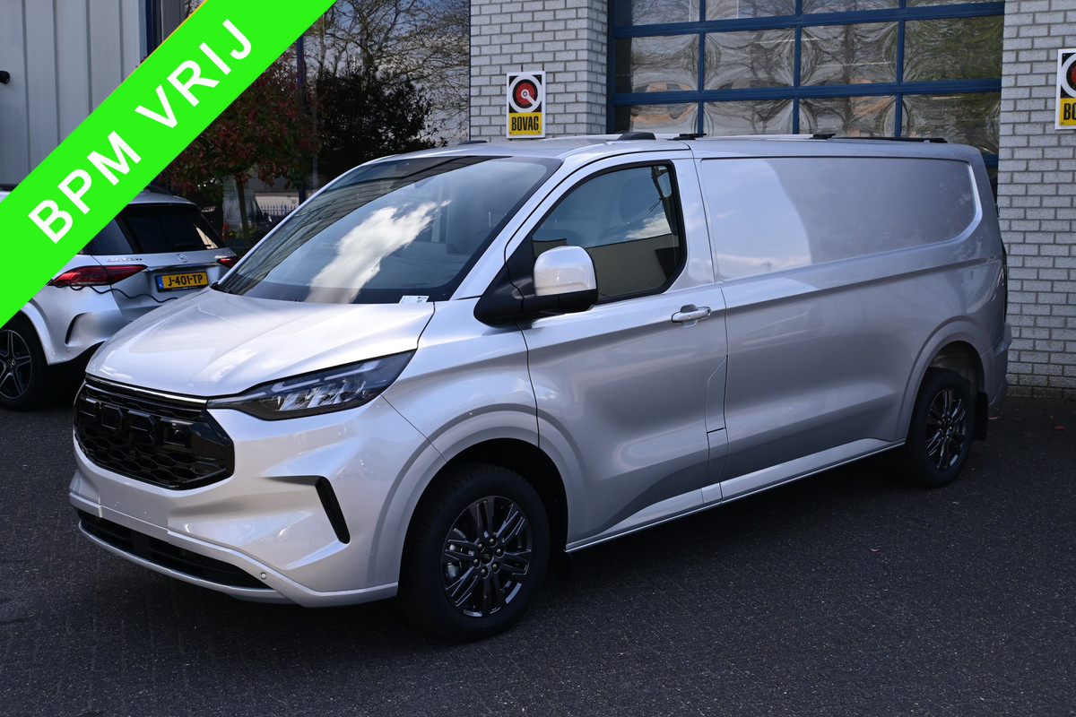 Ford Transit Custom 320L L2 2.0 TDCI 170 pk Limited Dakdragers, Trekhaak 2500 KG, ACC, LED, Navigatie, Camera