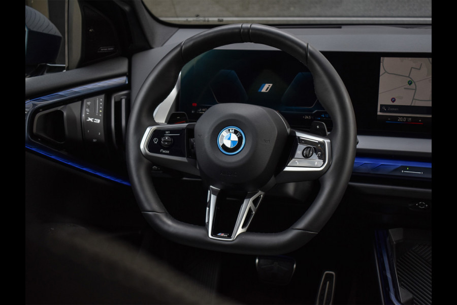 BMW X3 30e xDRIVE M-SPORT | PANORAMADAK | ADAPTIVE SUSPENSION | COMFORT ACCESS | ELEKTR. VERSTELBARE STOELEN | HEAD UP DISPLAY | STOEL-