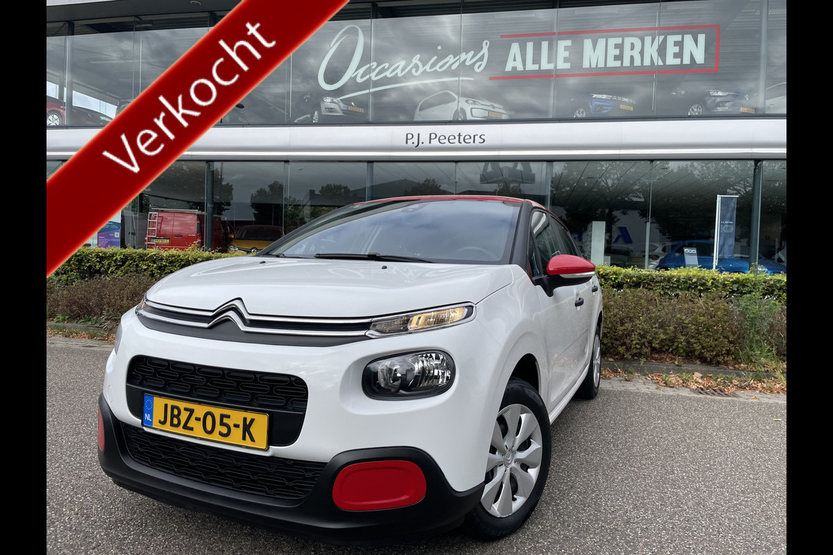 Citroën C3 1.2 PureTech S&S Live Airco - Cruise control - Rijstrooksensor