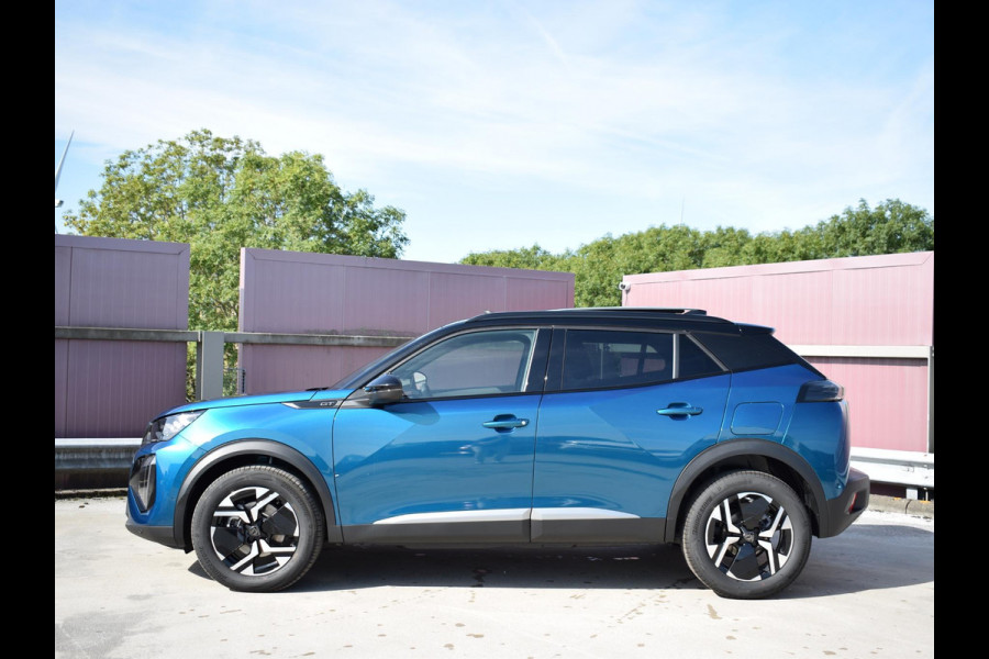 Peugeot 2008 1.2 Hybrid 145 GT 8 JAAR GARANTIE | SCHUIFDAK | ALCANTARA | ACHTERUITRIJCAMERA MET SENSOREN | NAVIGATIE & CARPLAY | E.C.C. |