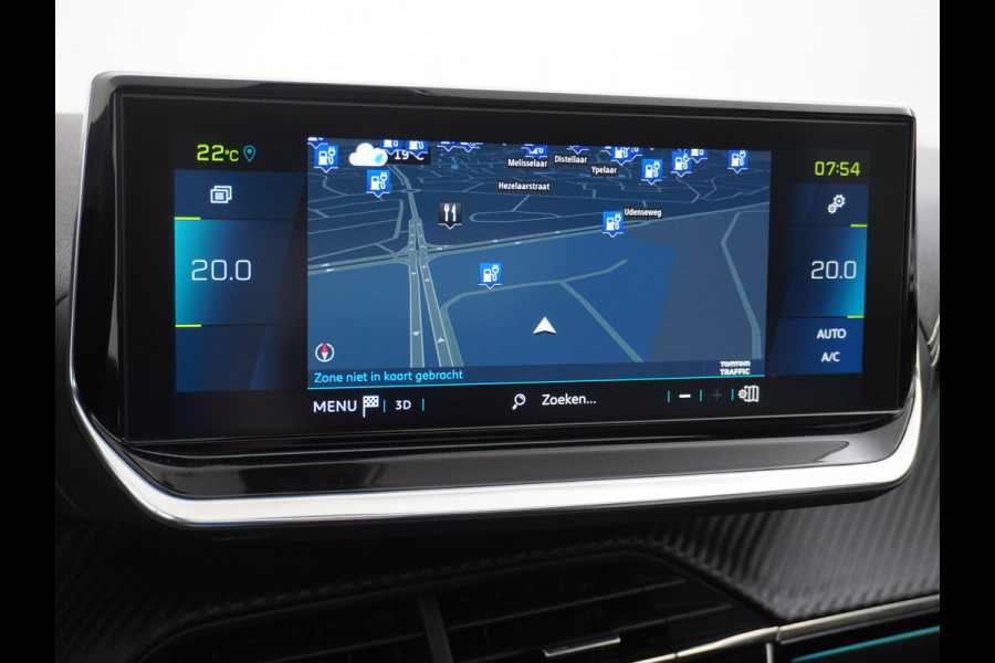 Peugeot e-208 EV GT 50kWh SOH 90% Panorama-dak Trekhaak Apple Carplay 360°CameraAndroid Navi Ecc Cruise Control DAB Pdc Stoelverwarming Sportstoelen Led Lmv 17" Privacy Glas Bluetooth Led Connected Apps