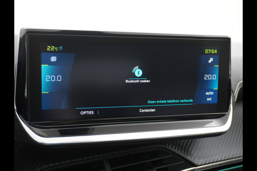 Peugeot e-208 EV GT 50kWh SOH 90% Panorama-dak Trekhaak Apple Carplay 360°CameraAndroid Navi Ecc Cruise Control DAB Pdc Stoelverwarming Sportstoelen Led Lmv 17" Privacy Glas Bluetooth Led Connected Apps