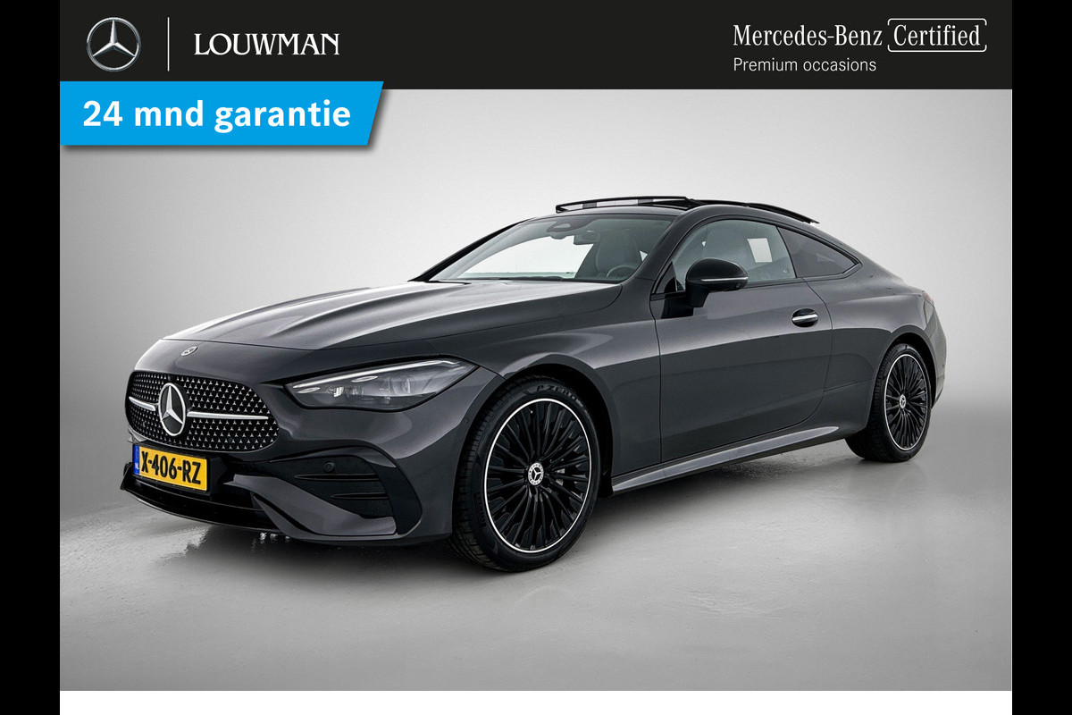 Mercedes-Benz CLE Coupé 200 AMG Line | Panoramadak |Multi spaaks Lichtmetalen velgen |"Night pakket | Parking support met camera achter |Haed-up display | Inclusief 24 maanden MB Certified garantie voor Europa.