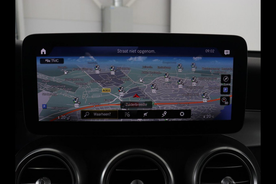 Mercedes-Benz GLC 300e 4Matic AMG | Panoramadak | Two-Tone Leder | 360 Camera | Stoelverwarming | Burmester | Carplay | Digital Cockpit | Keyless | Navigatie | Sfeerverlichting | PHEV | Plug In