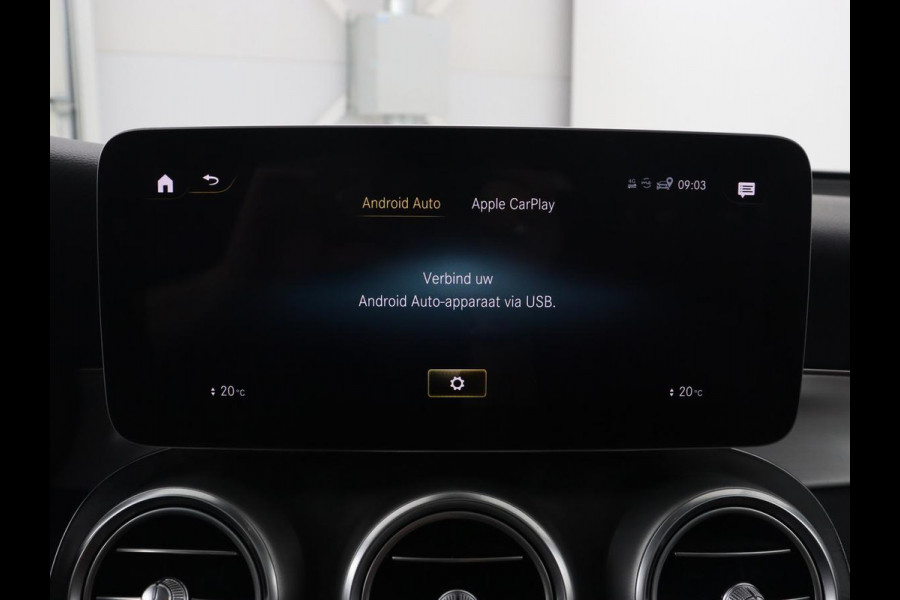 Mercedes-Benz GLC 300e 4Matic AMG | Panoramadak | Two-Tone Leder | 360 Camera | Stoelverwarming | Burmester | Carplay | Digital Cockpit | Keyless | Navigatie | Sfeerverlichting | PHEV | Plug In