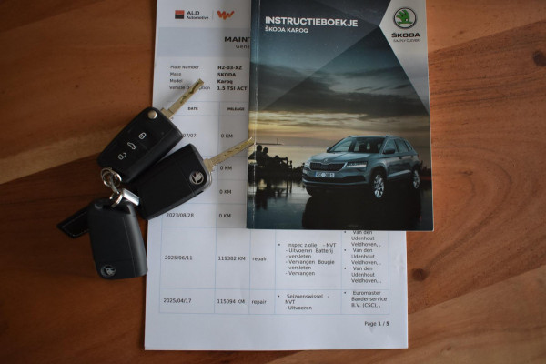 Škoda Karoq 1.5 TSI ACT Sportline | TREKHAAK | CAMERA | NAP | VIRTUAL COCKPIT | APPLE CARPLAY | ANDROID AUTO | DEALER ONDERHOUDEN