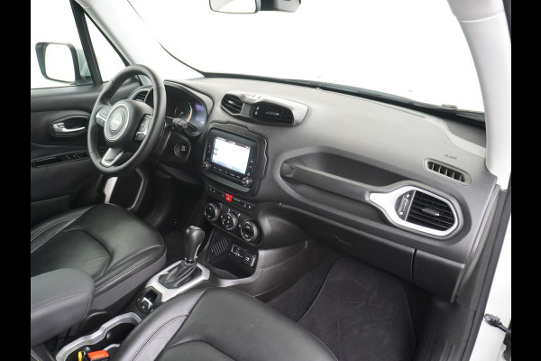 Jeep Renegade 1.4T AUT-6 Leer Navi Ecc 17''Lmv Stoel-Stuurverwarming Keyless Cruise Control Bluetooth Pdc Usb Led Mistlampen Lane-departure Isofix Privacy Glas Dakrails MultiAir Latitude Slechts 1361kg licht! / 75 /3mnd belasting