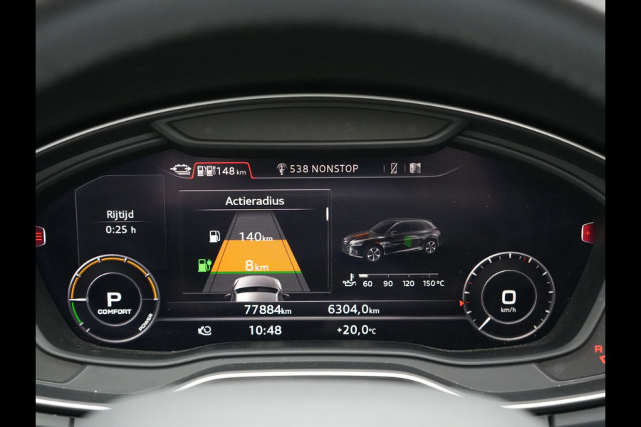 Audi Q5 55 TFSI e Quattro S Line Plug In Hybrid 367pk Dealer O.H PHEV | Luchtvering | Trekhaak af Fabriek | Panodak | Adaptive Cruise | Lederen Sportstoelen Massage & Memory | Head Up | 360 Camera | Keyless | Navigatie | DAB |