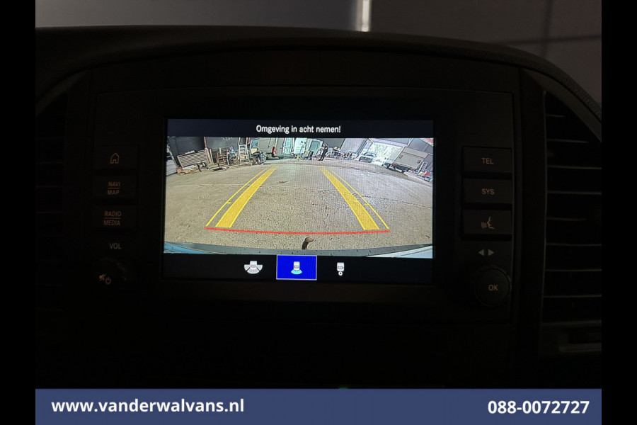 Mercedes-Benz Vito 110 CDI L2H1 Euro6 Airco | Camera | Apple Carplay | Android Auto | Cruisecontrol | Trekhaak Parkeersensoren, Bijrijdersbank