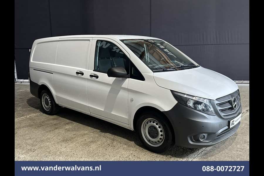 Mercedes-Benz Vito 110 CDI L2H1 Euro6 Airco | Camera | Apple Carplay | Android Auto | Cruisecontrol | Trekhaak Parkeersensoren, Bijrijdersbank