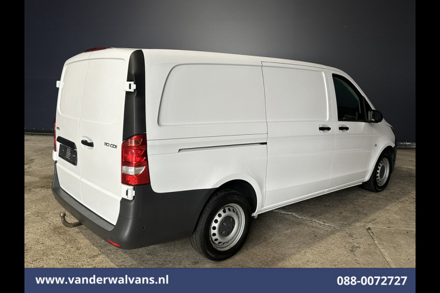 Mercedes-Benz Vito 110 CDI L2H1 Euro6 Airco | Camera | Apple Carplay | Android Auto | Cruisecontrol | Trekhaak Parkeersensoren, Bijrijdersbank