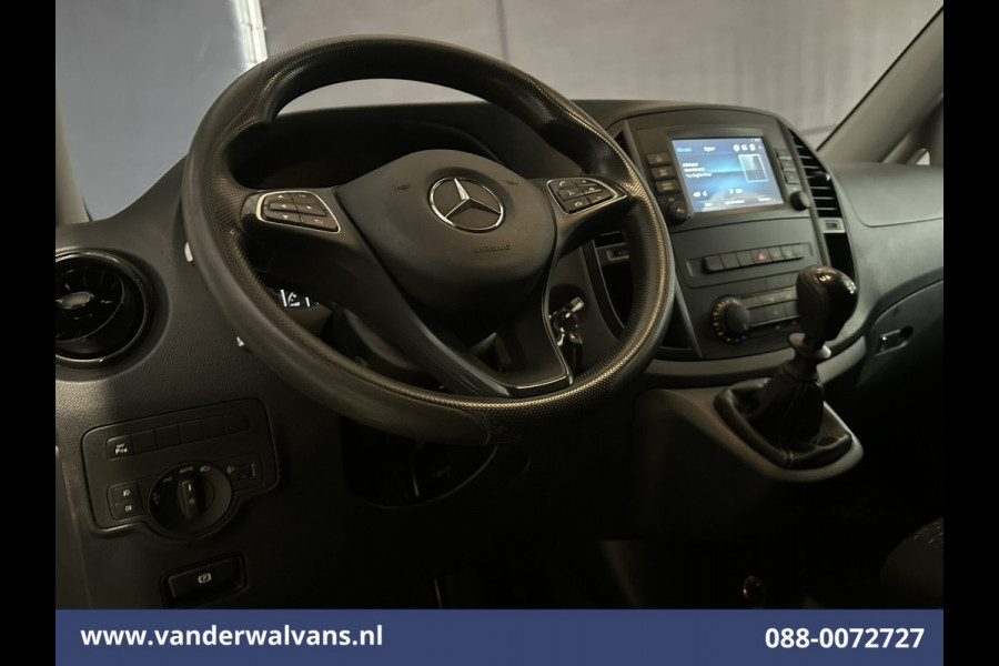 Mercedes-Benz Vito 110 CDI L2H1 Euro6 Airco | Camera | Apple Carplay | Android Auto | Cruisecontrol | Trekhaak Parkeersensoren, Bijrijdersbank