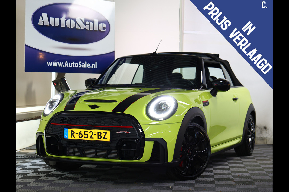 MINI Cabrio 2.0 John Cooper Works JCW Origineel NL Unieke Kleur Lage KM! '22