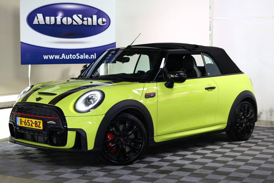 MINI Cabrio 2.0 John Cooper Works JCW Origineel NL Unieke Kleur Lage KM! '22