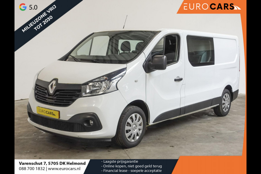 Renault Trafic 1.6 dCi 125 PK L2H1 Dubbele Cabine 6 Persoons Airco Bluetooth Cruise Control Navi PDC Trekhaak 2500 kg