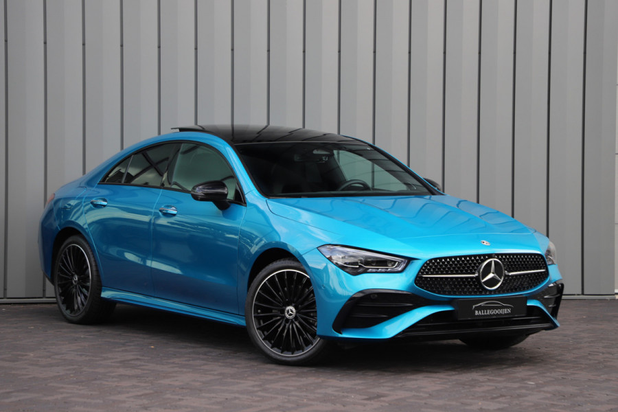 Mercedes-Benz CLA-Klasse 250 e AMG | Head-up | Keyles-go | Burmester | Sfeerverlichting | Multi-beam | ACC | Leder | Stuurverwarming | Pano | 2023.