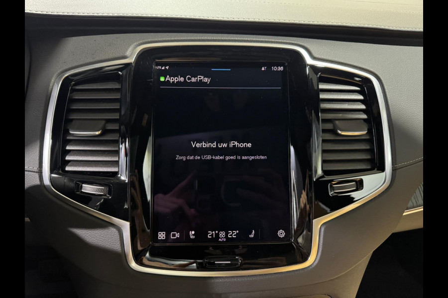 Volvo XC90 2.0 T8 Recharge AWD Ultimate Dark |B&W| Luchtvering | 22 inch | ACC | Massage Stoel