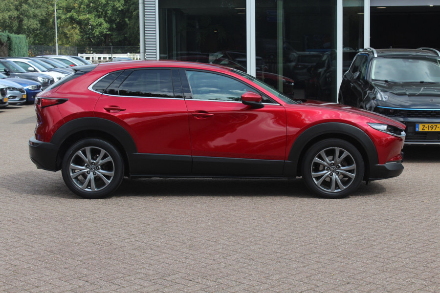 Mazda CX-30 2.0 e-SkyActiv-X M Hybrid Luxury / Schiufdak / Camera / Head-up / Leder / 18'' / Navigatie / Stoelverwarming / DAB / ACC