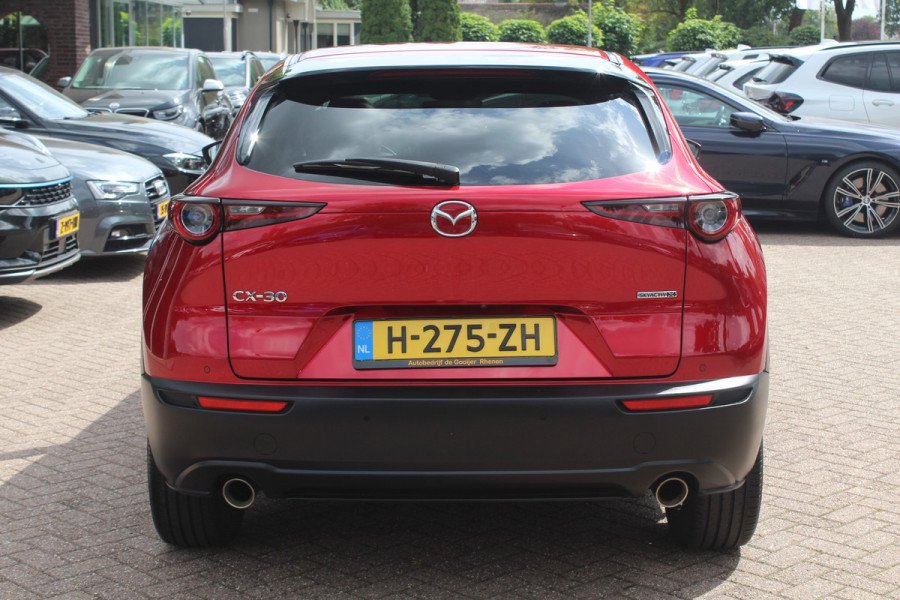 Mazda CX-30 2.0 e-SkyActiv-X M Hybrid Luxury / Schiufdak / Camera / Head-up / Leder / 18'' / Navigatie / Stoelverwarming / DAB / ACC